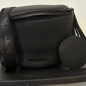 Montana West Black Crossbody with Coin Pouch